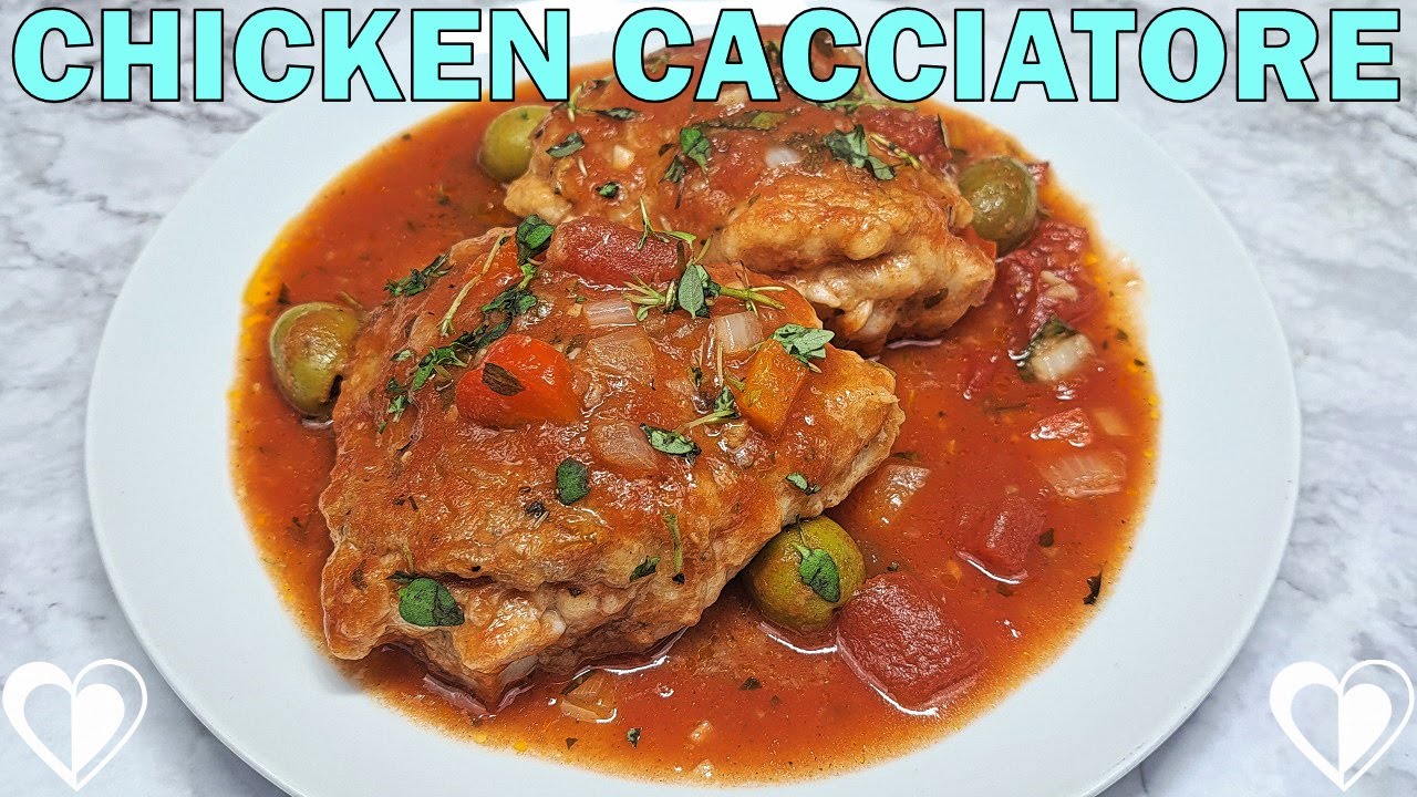 Chicken Cacciatore Recipe Tutorial #chickencacciatore #recipe #italian