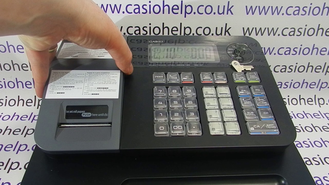 Casio SE-G1 E10 Error Message