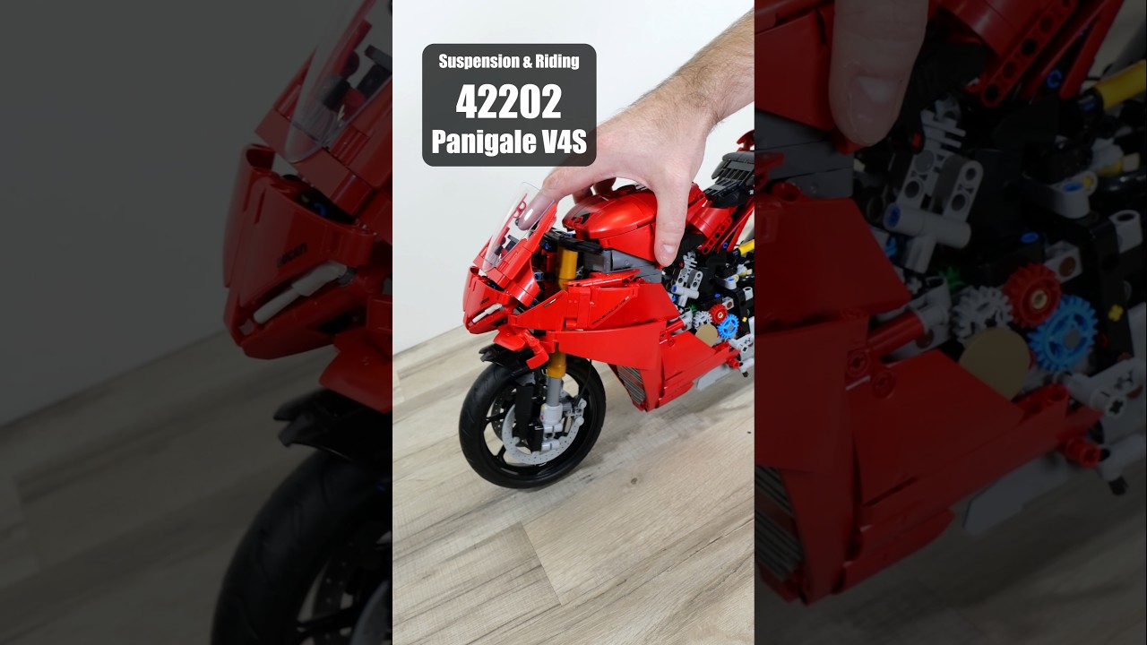LEGO Ducati Panigale V4S Suspension & Riding | LEGO 42202 | LEGO Technic 2025 | Motorcycle | Bikes