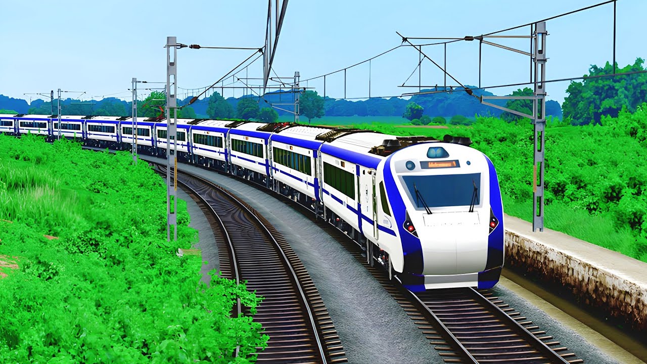 EMERGENCY BRAKING TEST VANDE BHARAT EXPRESS 130 KMPH TRAIN SIMULATOR 2024