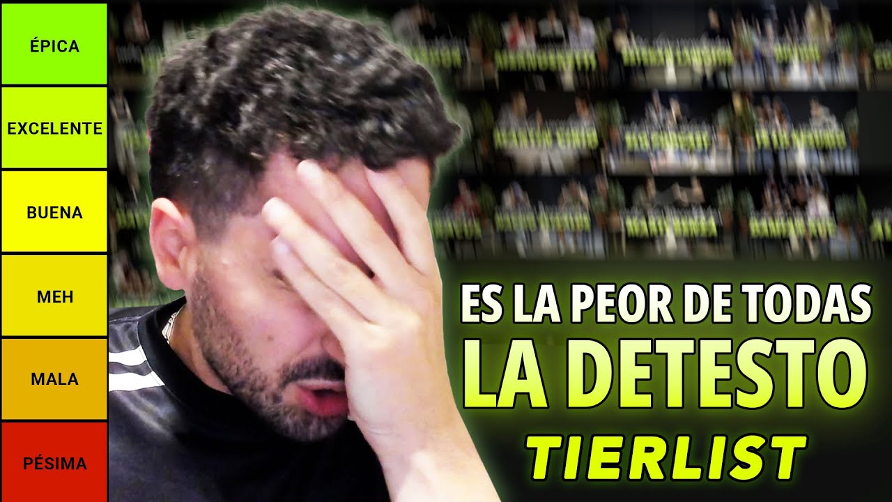 TIERLIST - ENTRE 2 SUCULENTAS