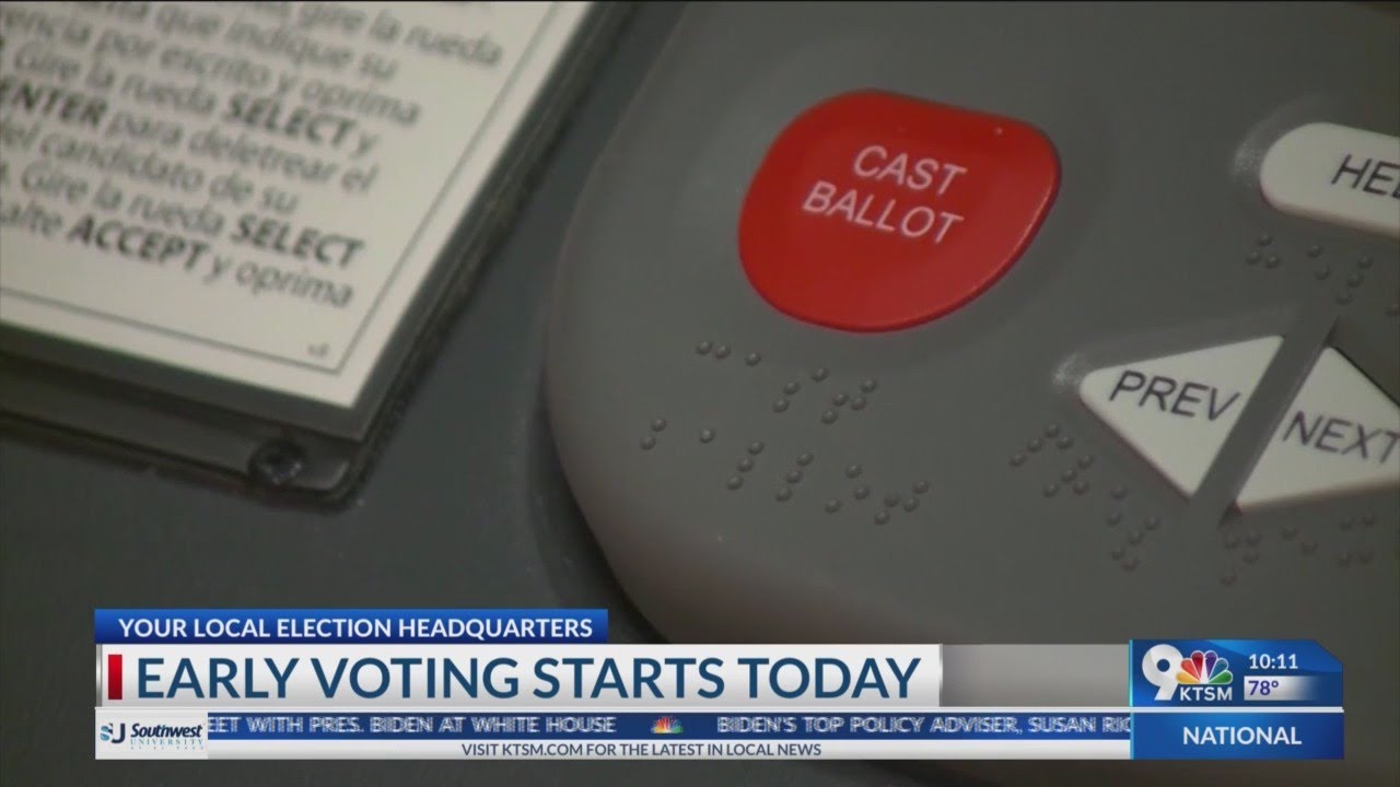 Climate Charter Prop K highlights Borderland races as early voting kicks off Monday