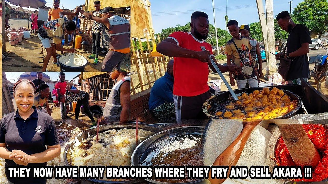 THESE NIGERIAN MALE GRADUATES MAKE MILLIONS FRYING AKARA, POPULAR NIGERIAN STREET FOOD | Danica Kosy