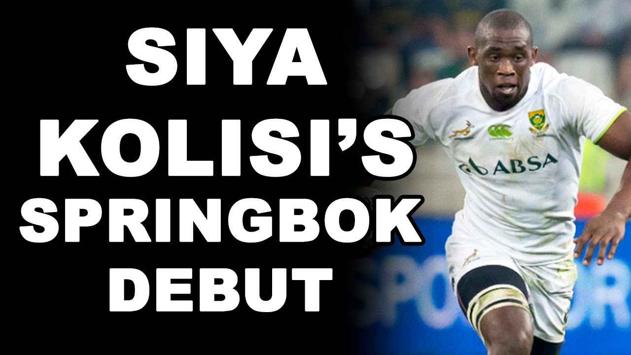 Siya Kolisi's Springbok debut
