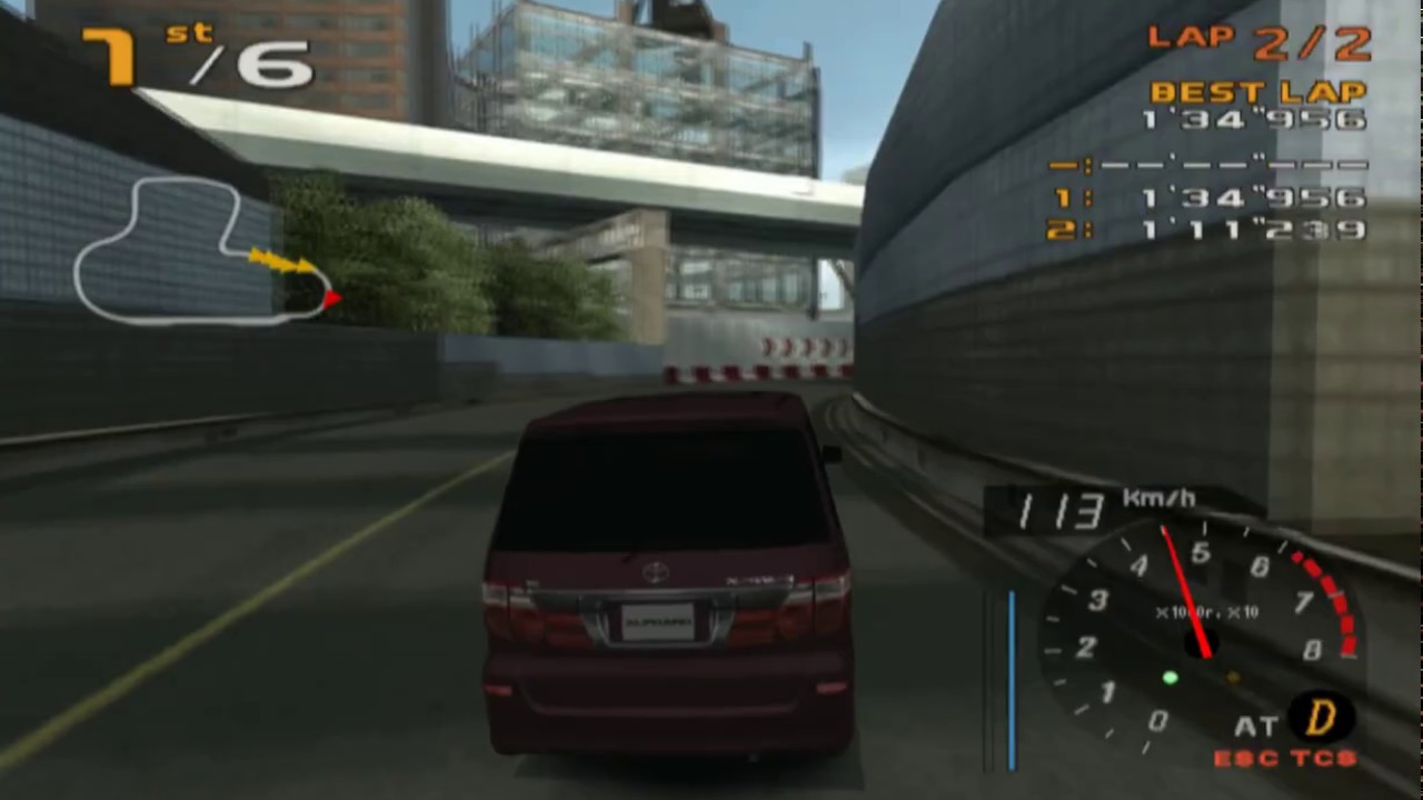 Enthusia Professional Racing | Toyota Alphard V '02 HD PS2 Gameplay