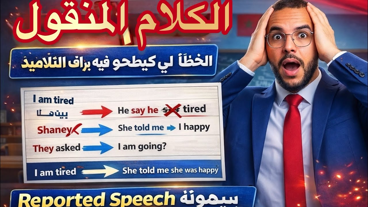 ميمكنش متفهمتش REPORTED SPEECH 💬