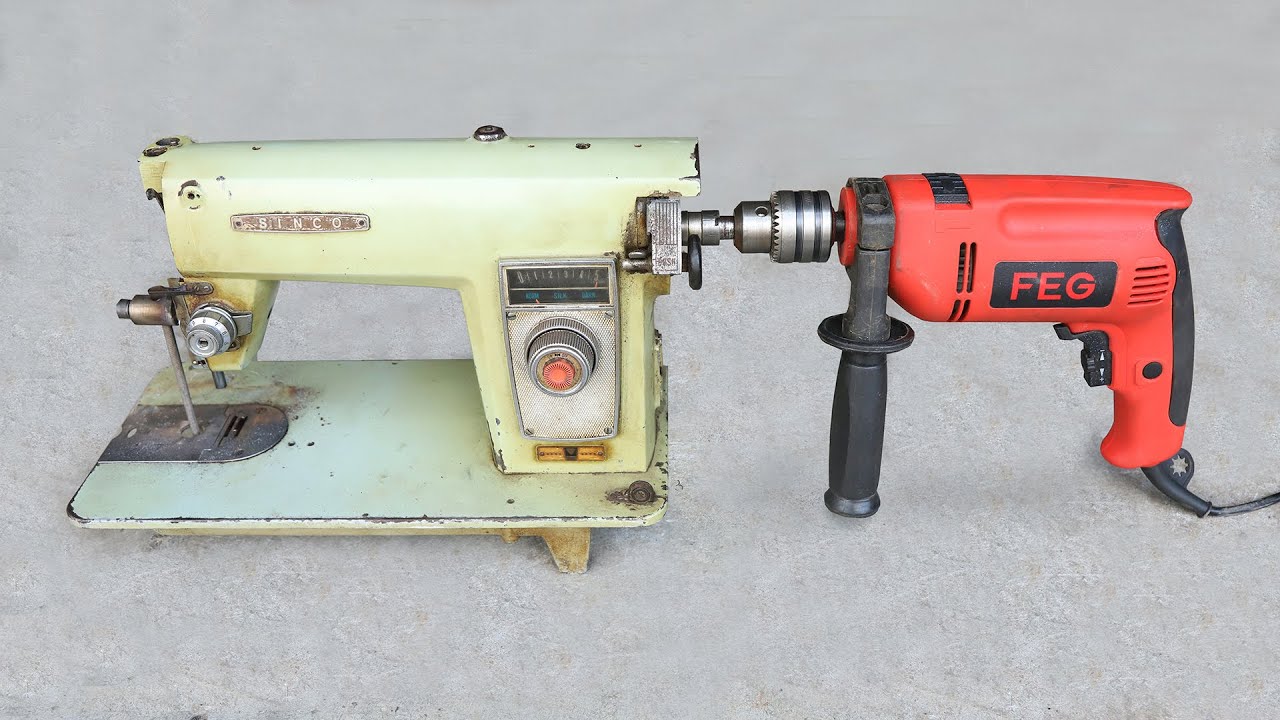 DRILL MACHINE HACK | MAKING A BENCH GRINDER TABLE