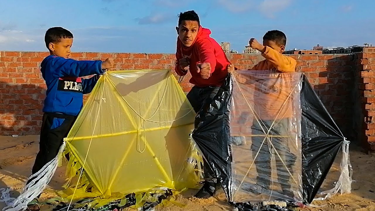 خليت اخواتي الصغيرين يطيرو طيارتين ويصيدو بعض طياره نص ونص و طيارة صفر | اليماني صقر