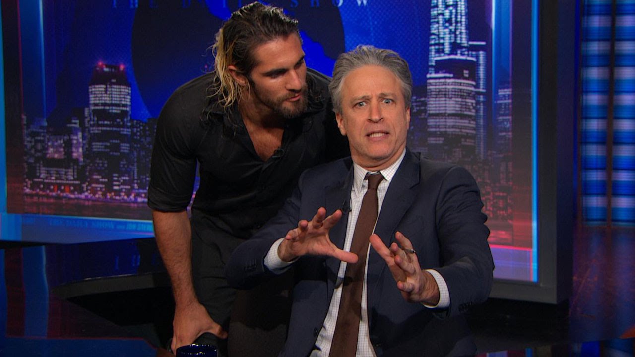 Seth Rollins crashes 'The Daily Show with Jon Stewart