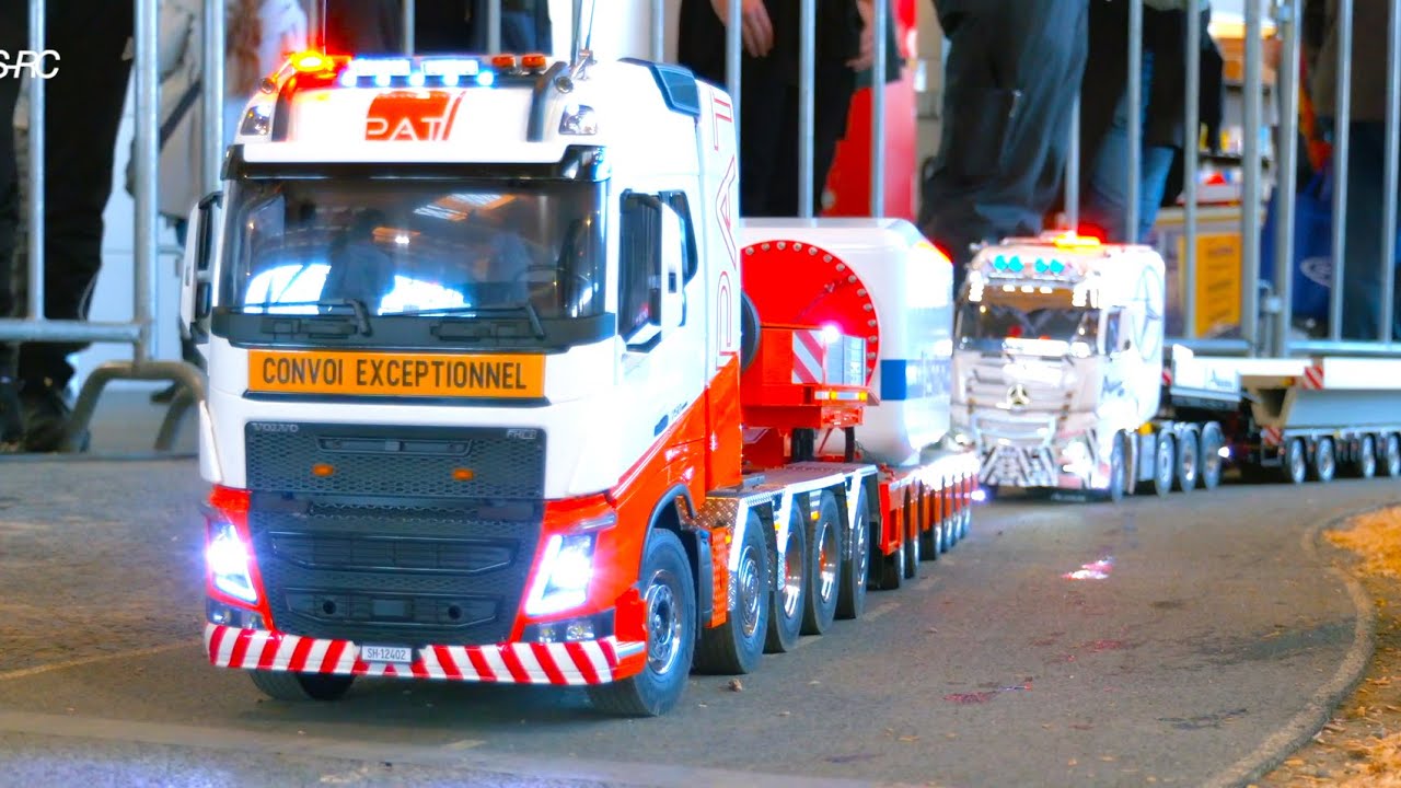 SPECIAL RC TRUCKS HEAVY HAULAGE - LIEBHERR RC HIGH-LIFTER - SENNEBOGENRC DIGGER - WOOD CHIPPER RC