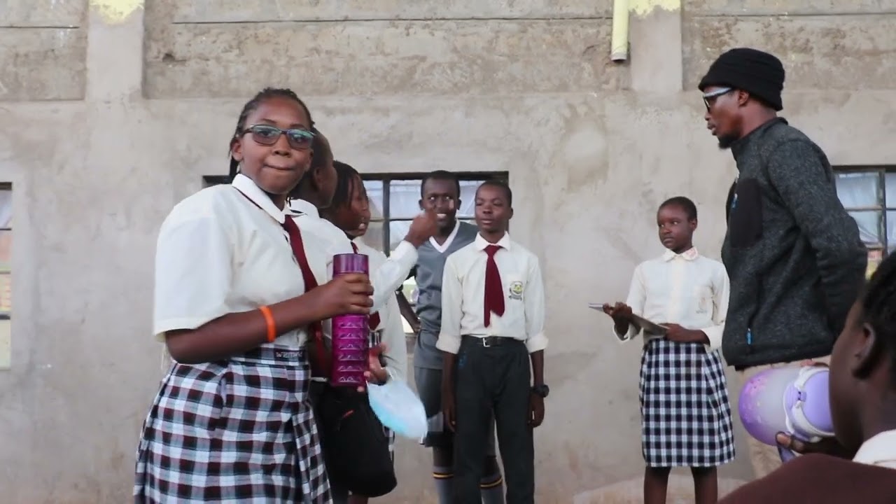 Facial expressions as an aspect of drama skit.. by solidarity school ruai