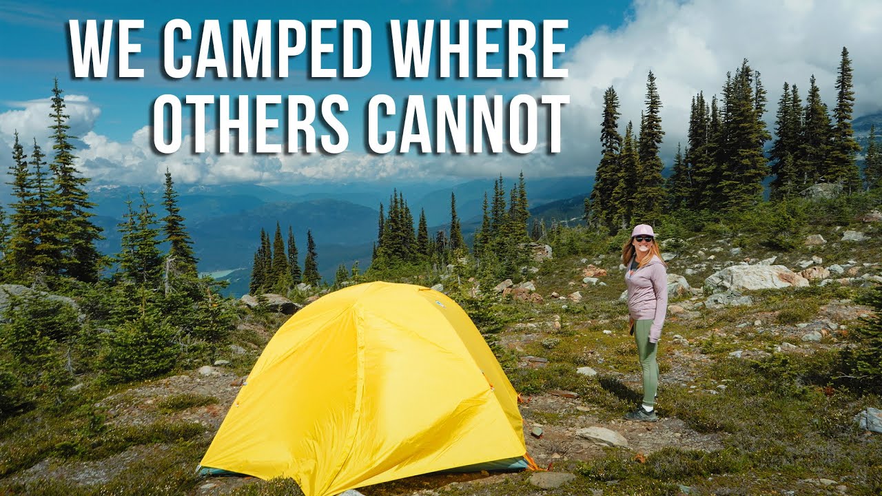 Camping on Whistler Mountain - Helly Hansen Summit Sleepover 2025