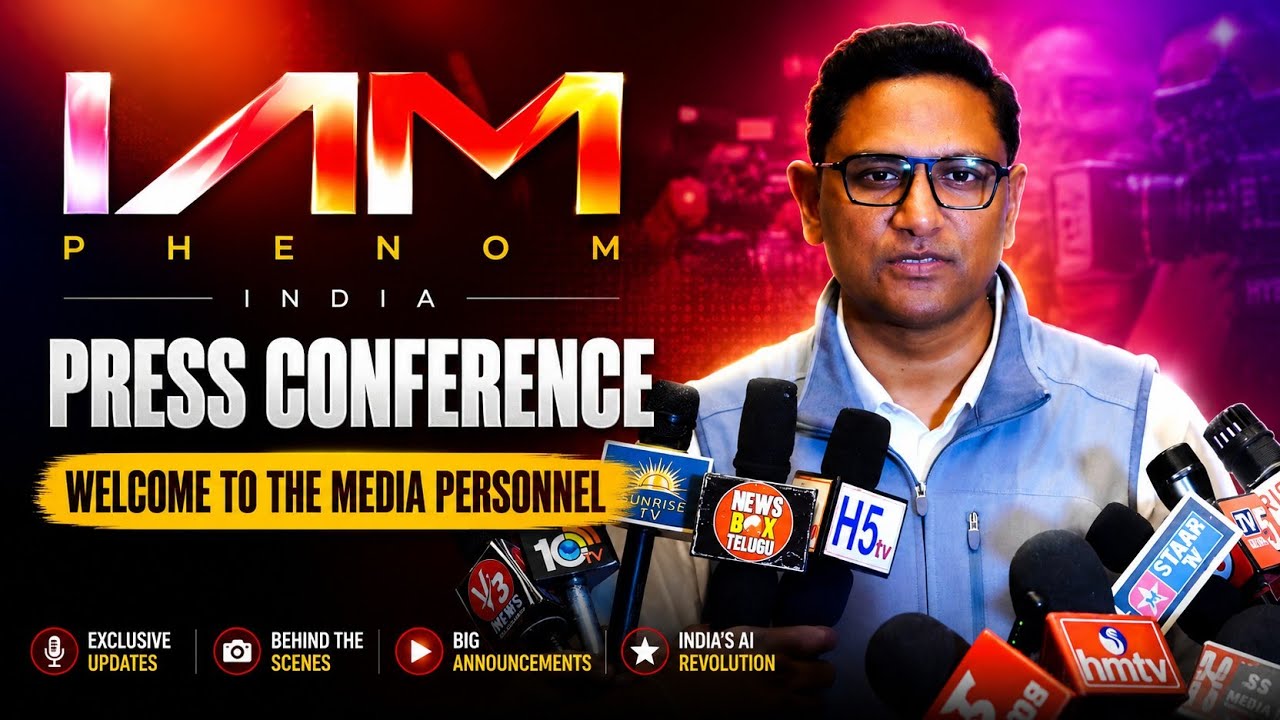 IAM Phenom India Press Conference | Applied AI Revolution & Big Announcements | News Box Telugu 