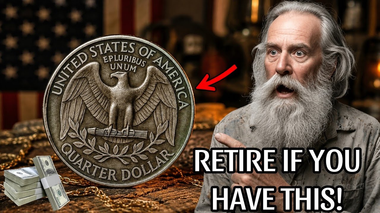 This Dirty Washington Quarter Could Make You a Millionaire! Rare USA Coin Value