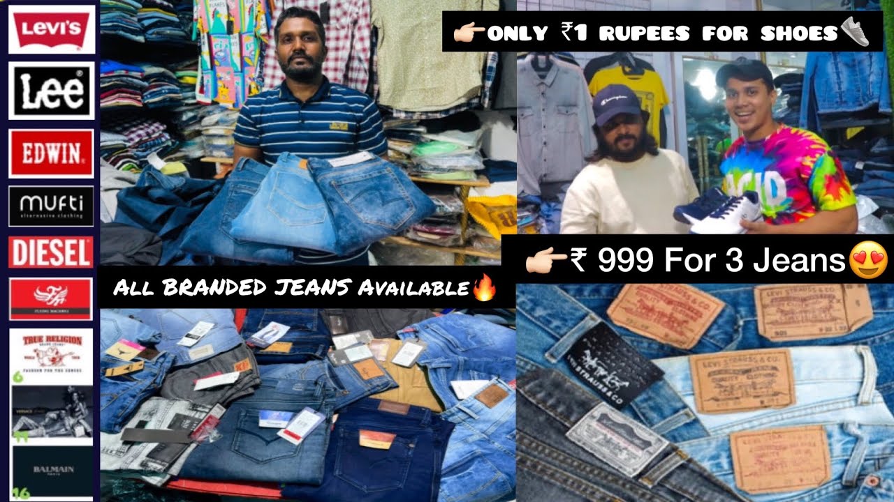 ₹299 For 100% Original Branded Jeans in Mumbai🔥/ H&M - Jack & Jones - Levi’s - Mufti/ j walk stores