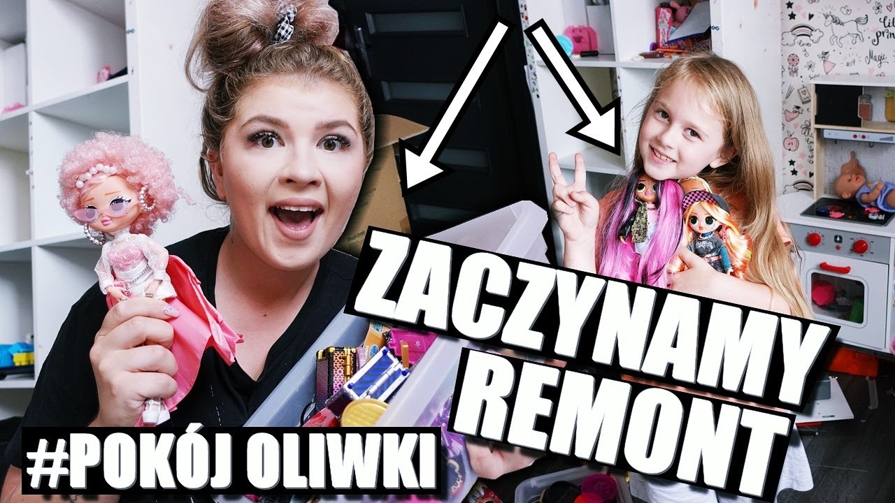 ZACZYNAMY REMONT W POKOJU OLIWKI 💜 KOLEKCJA LALEK 💜 SZUKAMY SKARBÓW NA STRYCHU 💜