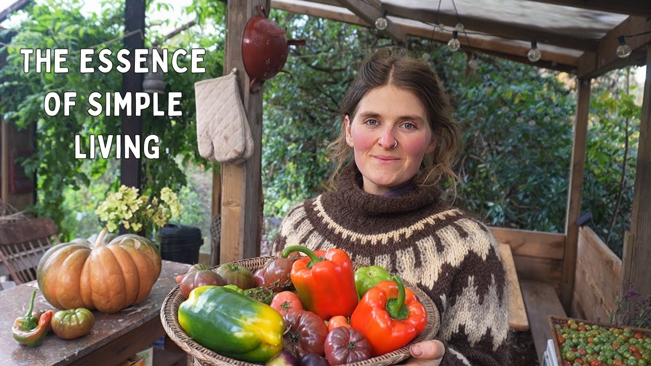Last Harvest and days of Cooking at the Outdoor Kitchen