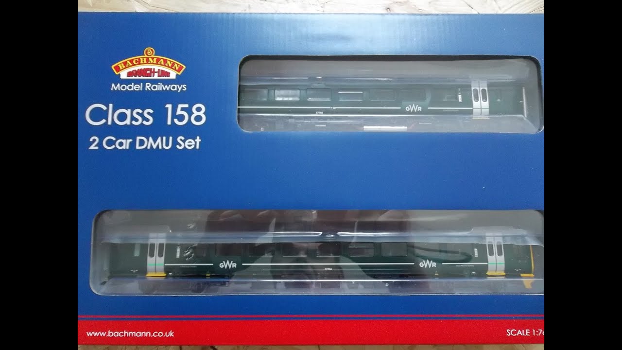 Распаковка Bachmann Class 158 и установка DCC
