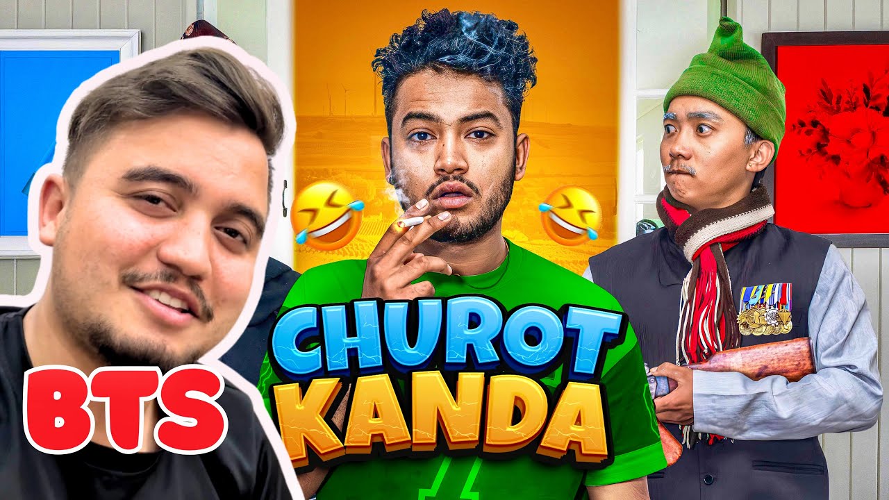 Behind the scenes of “ CHUROT KANDA” | Dipesh Gautam | 101 vines