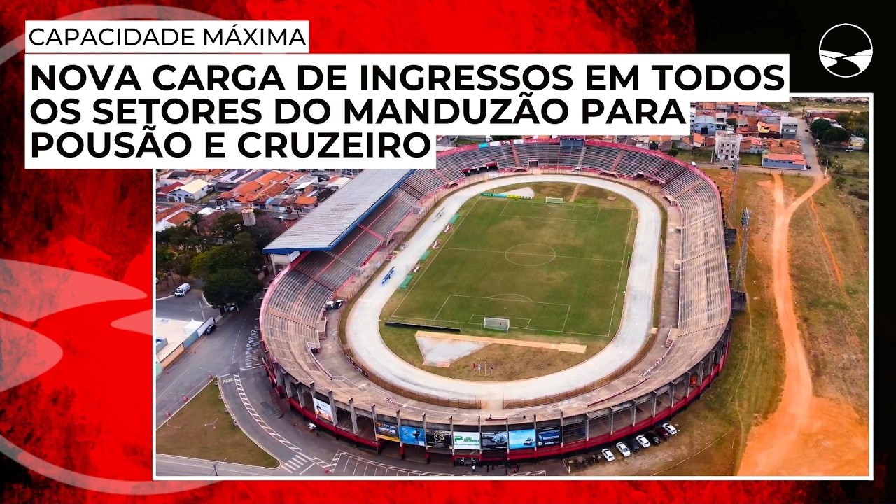 Manduzão com capacidade máxima: Veja quais setores ainda têm ingressos para Pousão X Cruzeiro