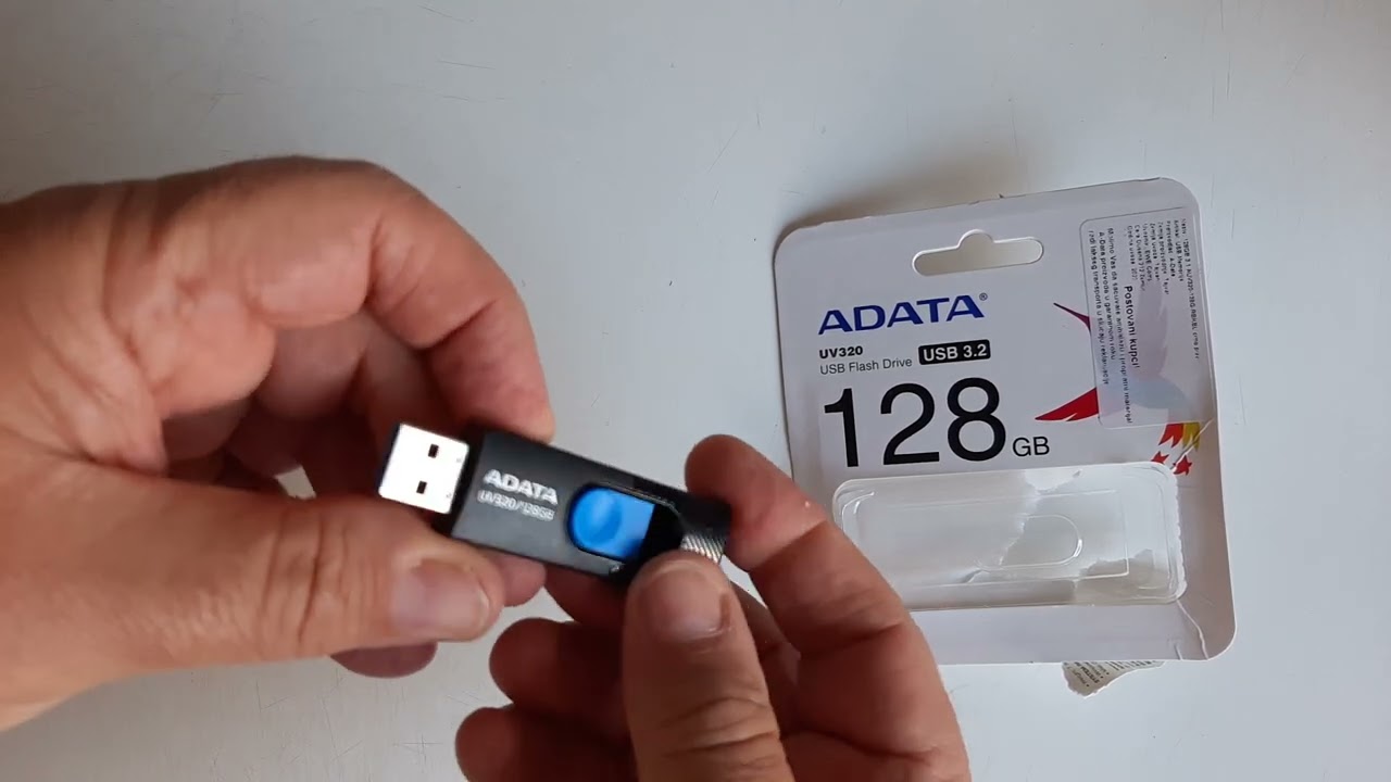 Adata UV320 USB Flash Drive 128GB - TEST  (4K)