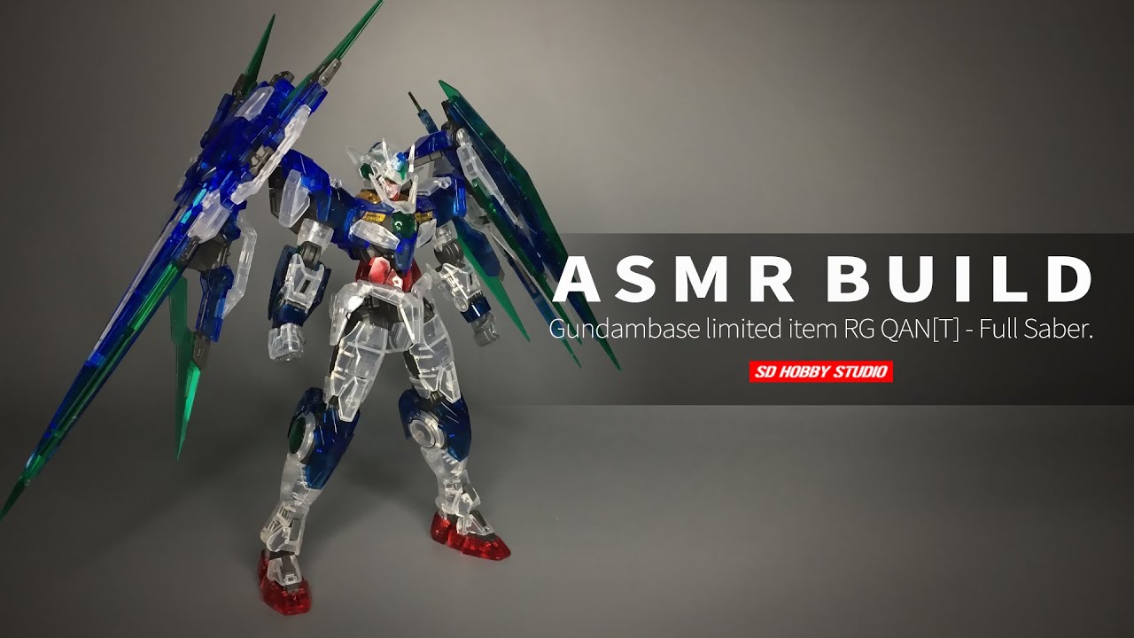 Qant Full Saber | RG | Gundam Build | ASMR | Gundam OO | Gunpla | Gundambase limited item