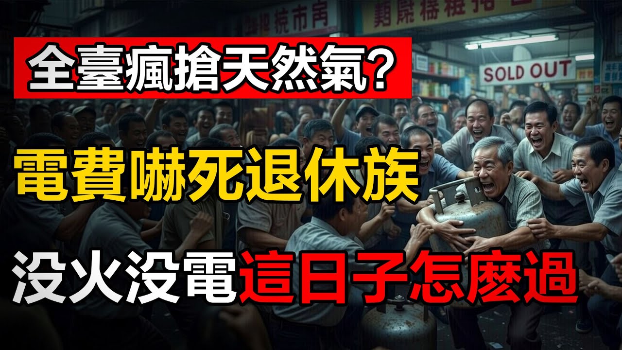 一度電要價10元？美國掌控台灣命脈！全台大停電惡夢重演，沒備這“救命電池”你會後悔！