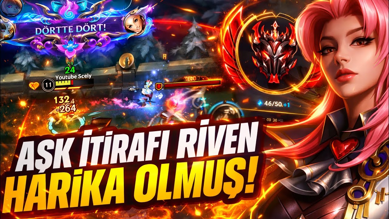 Yeni Riven Kostümünü SADECE 300 Çekirdeğe Çıkarttım! - Wild Rift