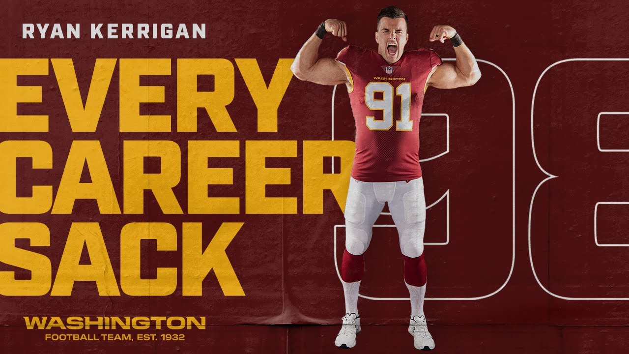 All 95.5 of Ryan Kerrigan's Career Sacks! | Washington Football Team | NFL Highlights