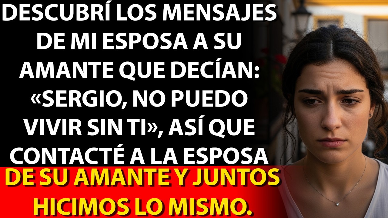 💔 Encontré mensajes: «Sergio, no puedo vivir sin ti»… y lo contacté 😶