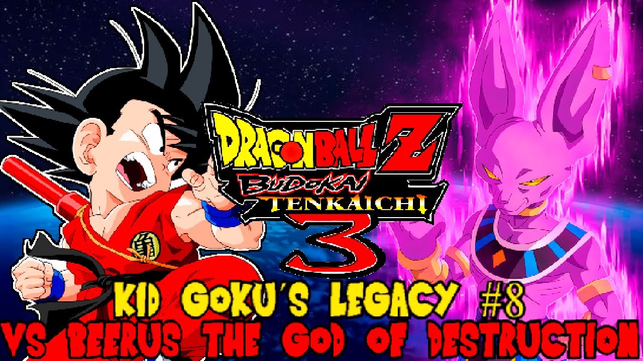 DRAGON BALL Z BUDOKAI TENKAICHI 3 KID GOKU´S LEGACY #8 VS LORD BEERUS