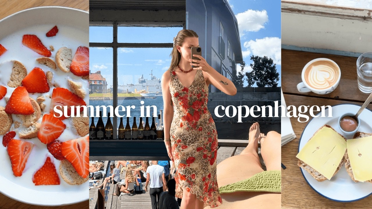 copenhagen diaries | romanticizing summer in the city: books, vintage shopping & my favorite café
