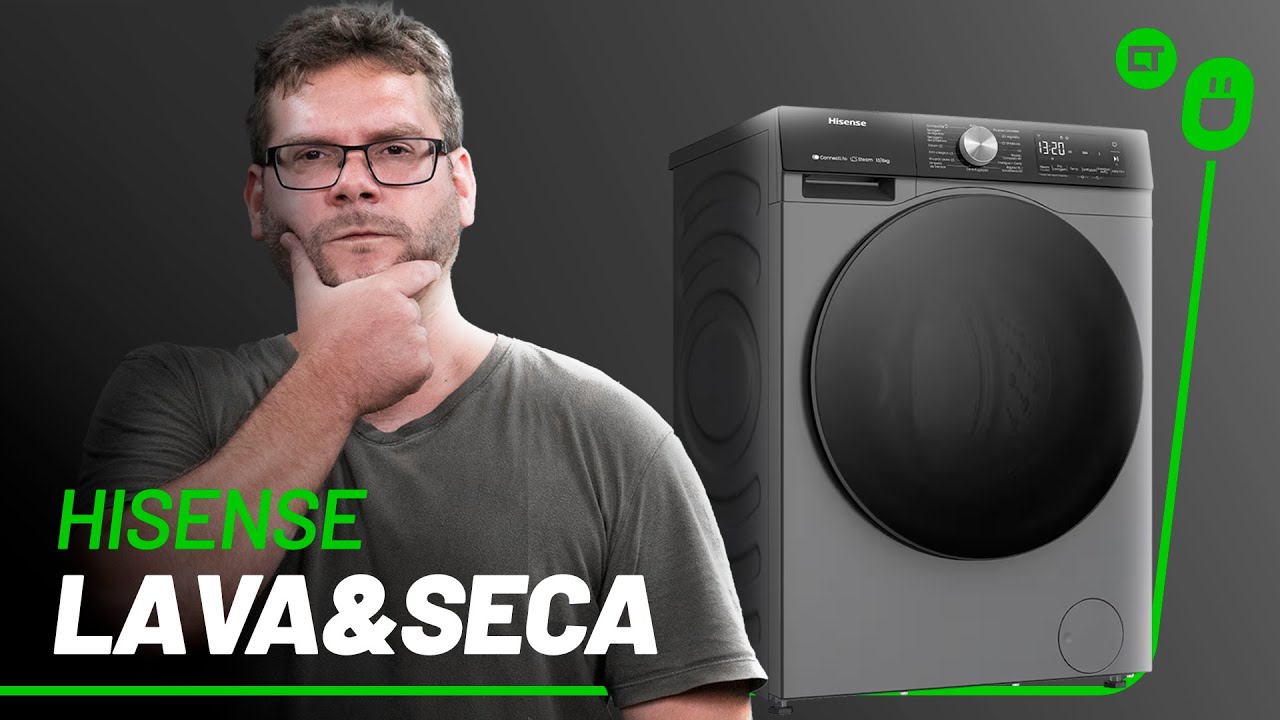 Hisense no Brasil, será que a lava e seca WD3S vale o investimento?