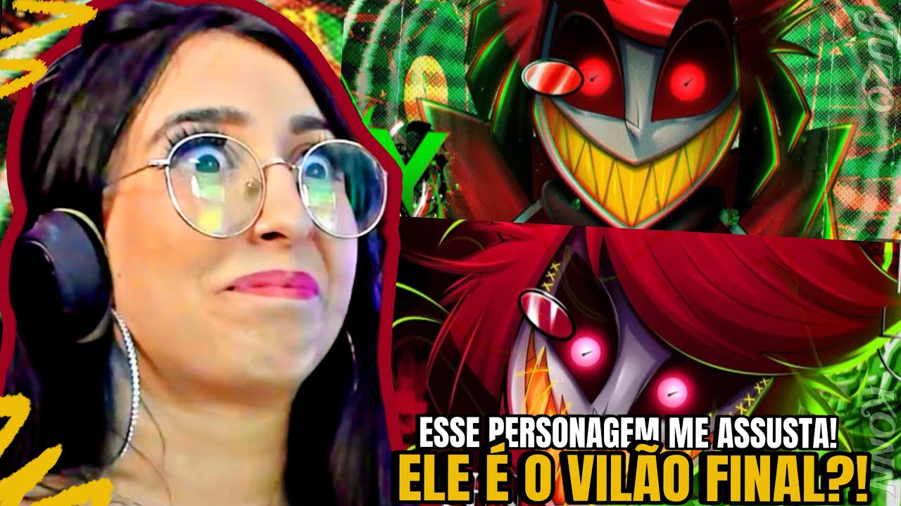 REACT HAZBIN HOTEL: YUZO - Contrato - Alastor & KONN - Alastor - RÁDIO