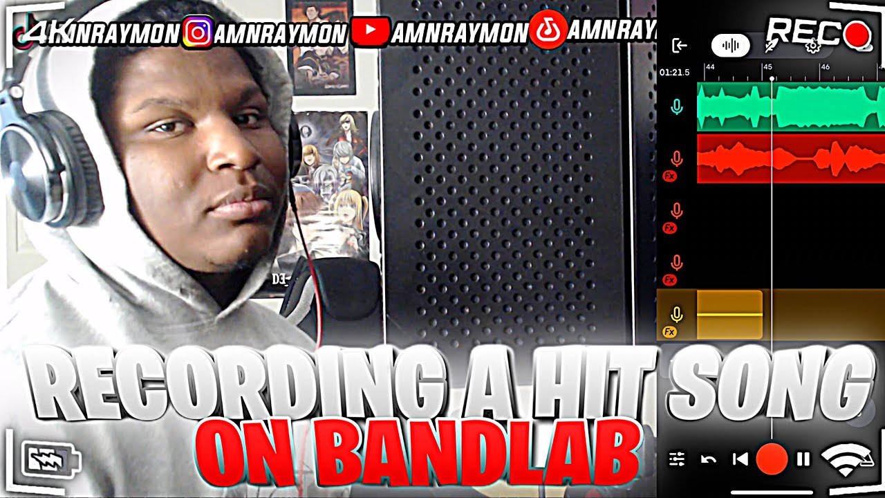 MAKING A HIT SONG ON BANDLAB WITH MY PROFESSIONAL STUDIO SETUP!