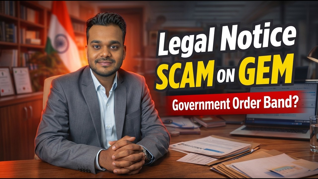 SCAM ALERT on GeM! Fake Legal Notices EXPOSED 🔥 | Save Your Business Now!
