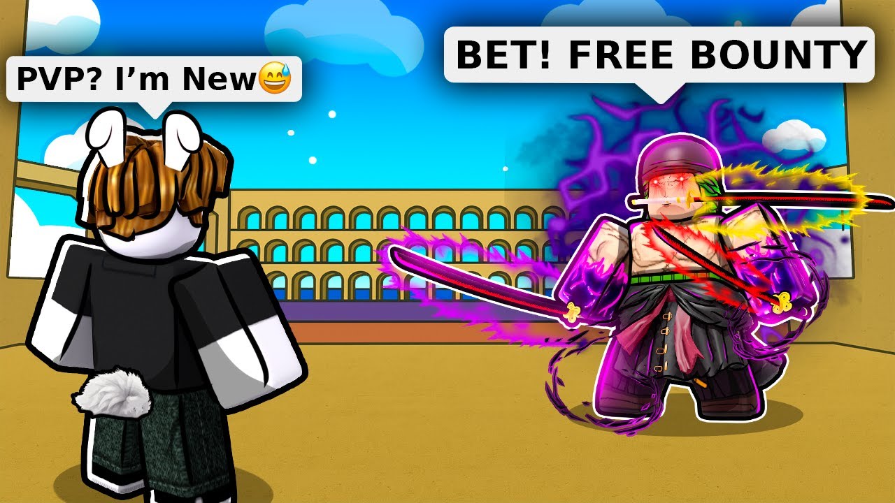 Pretending to Be A Noob, Then DESTROYING Everyone In Blox Fruits