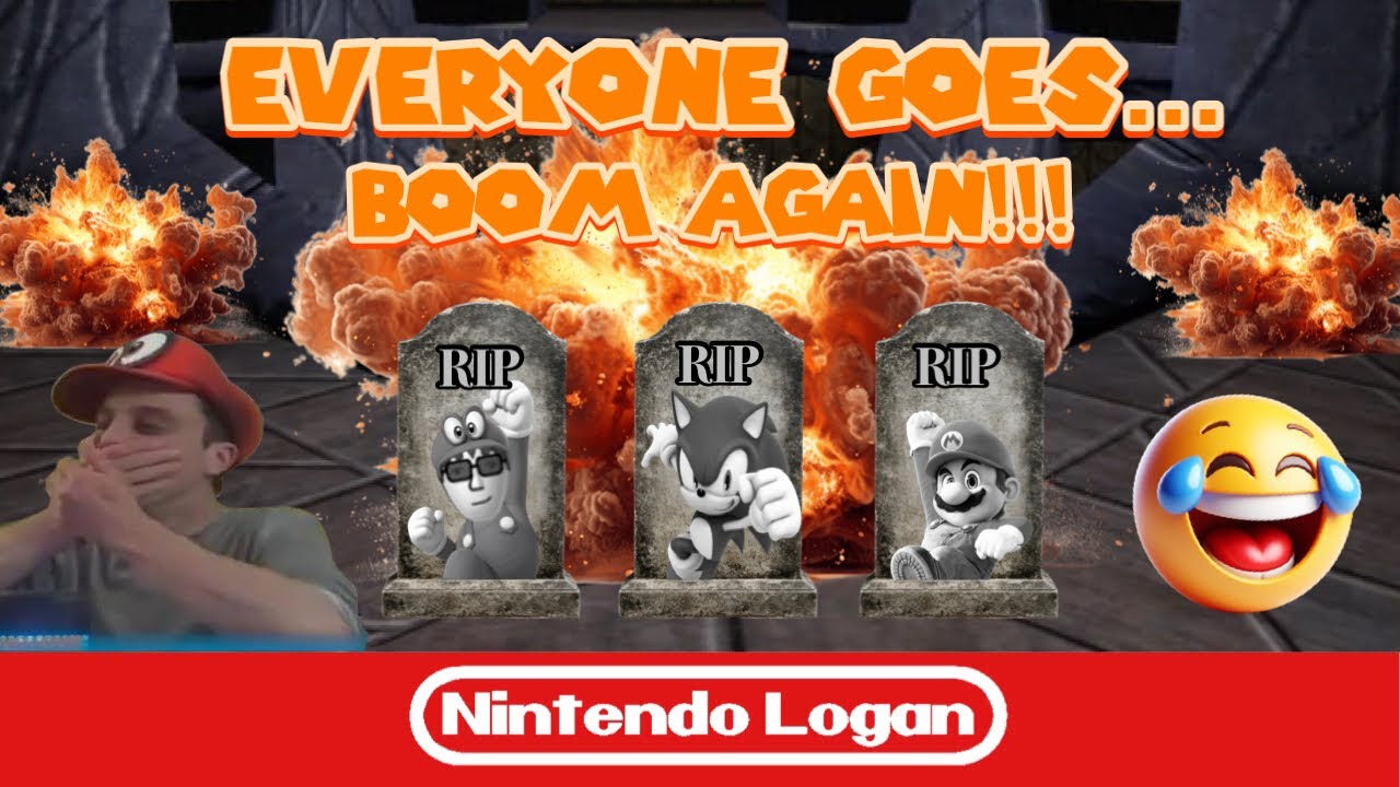 Everyone Goes… BOOM AGAIN!!! | Nintendo Logan Clips!