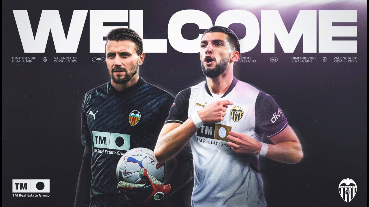 PRESENTACIÓN DE STOLE DIMITRIEVSKI Y RAFA MIR CON EL VALENCIA CF