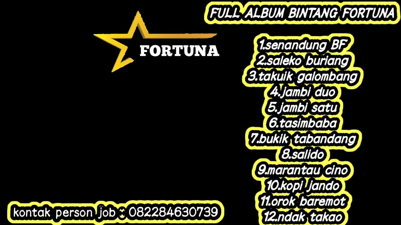 TERBARU LAGI!! FULL ALBUM BINTANG FORTUNA// DENDANG KUANSING
