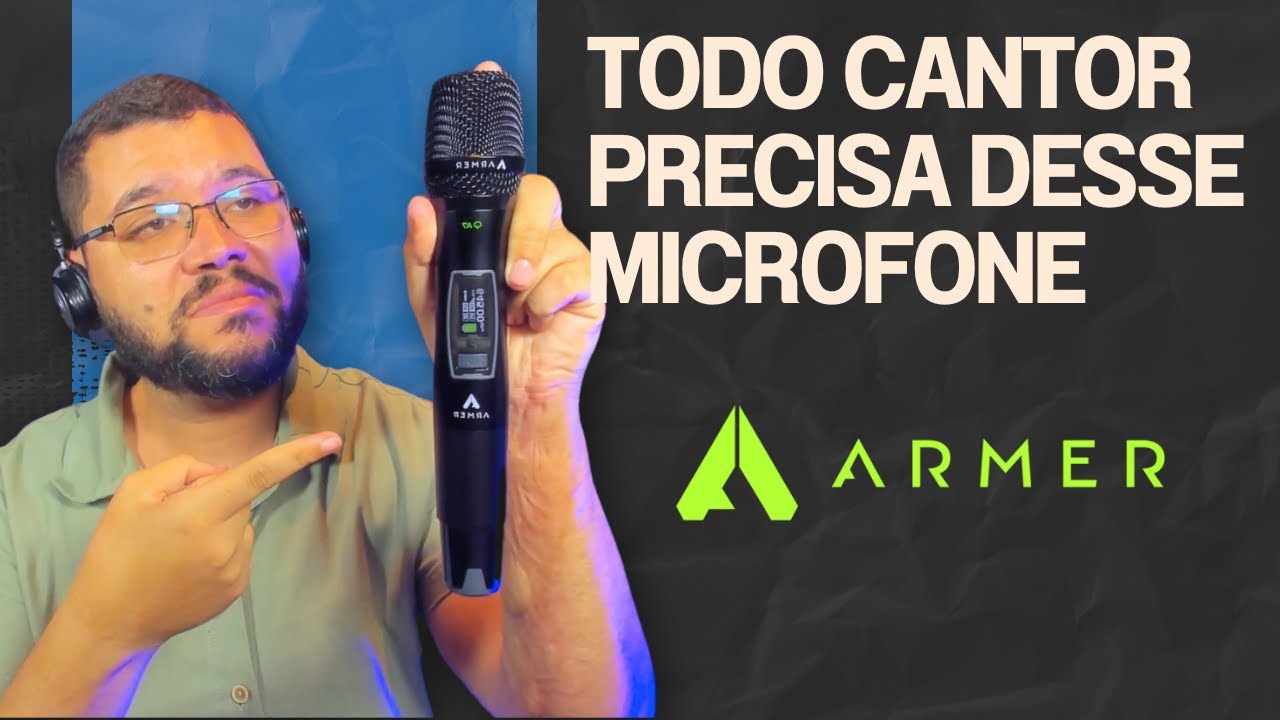 Um dos melhores microfones sem fio para cantores