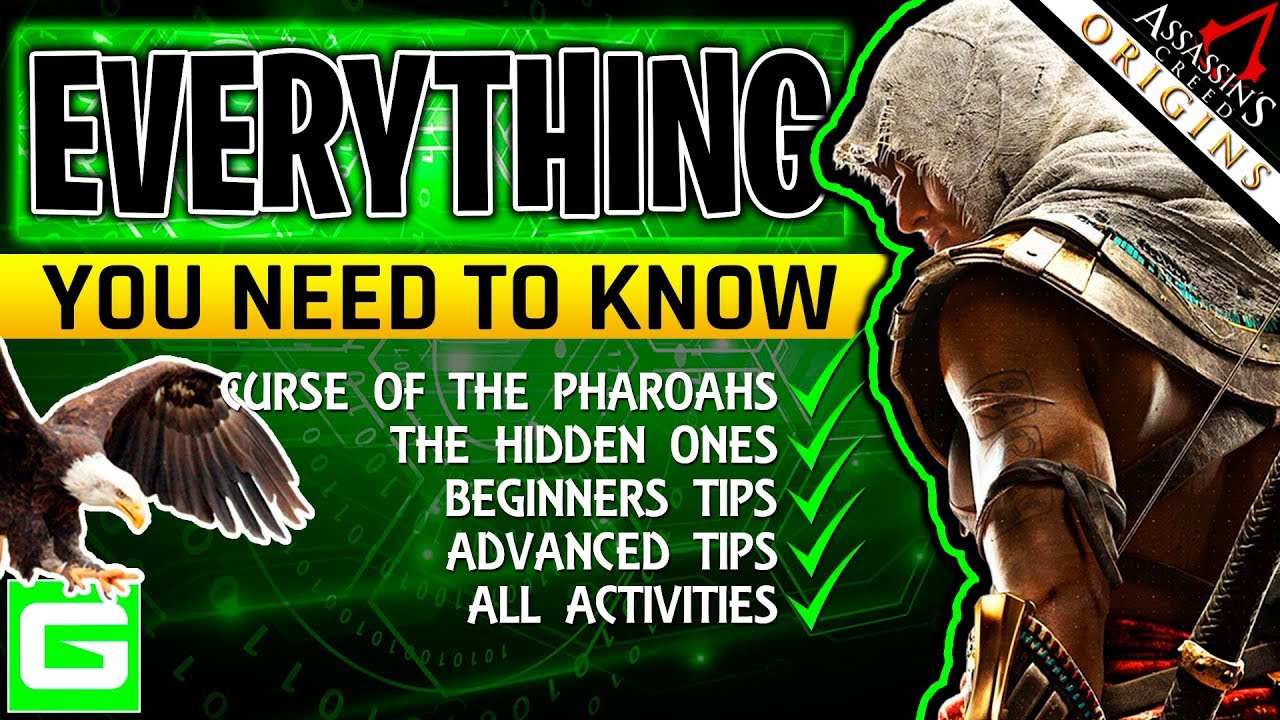 Assassins Creed Origins: Полное руководство и полезные советы | Охватывает ОБА DLC [Все функции п...