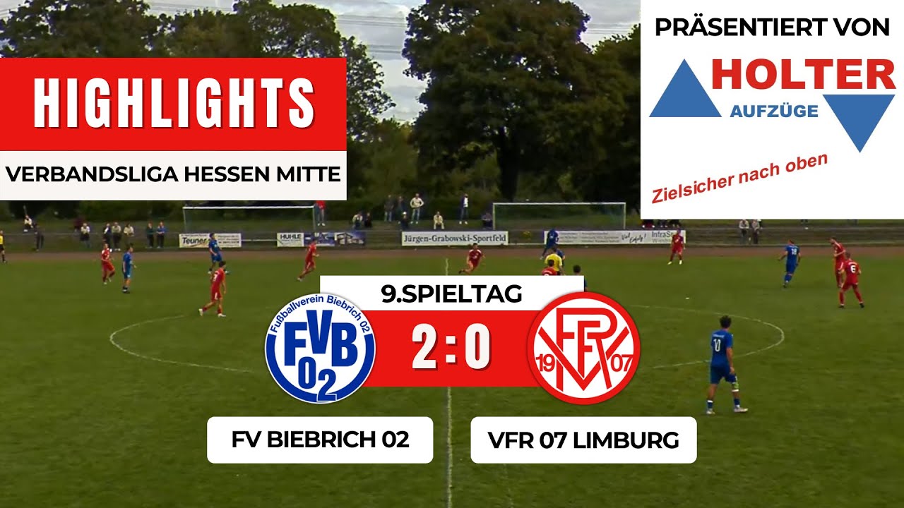 FV Biebrich 02 - VfR 07 Limburg 2:0 | Verbandsliga Hessen Mitte | 9.Spieltag