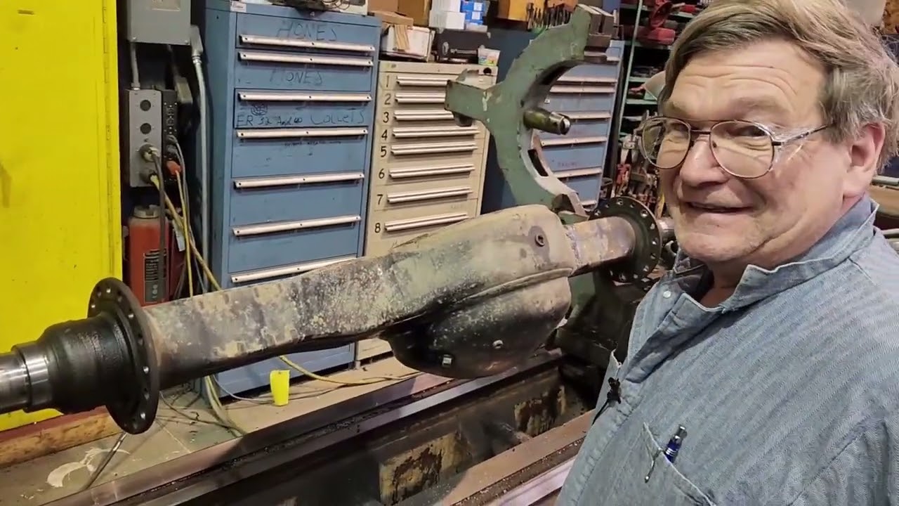Bent axle stub repair - dialing in (1 of 3)