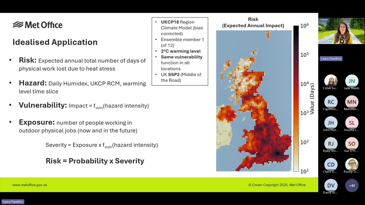UKCP October 2025 webinar: Spatial Risk Frameworks to Inform Government Policy on Climate Resilience