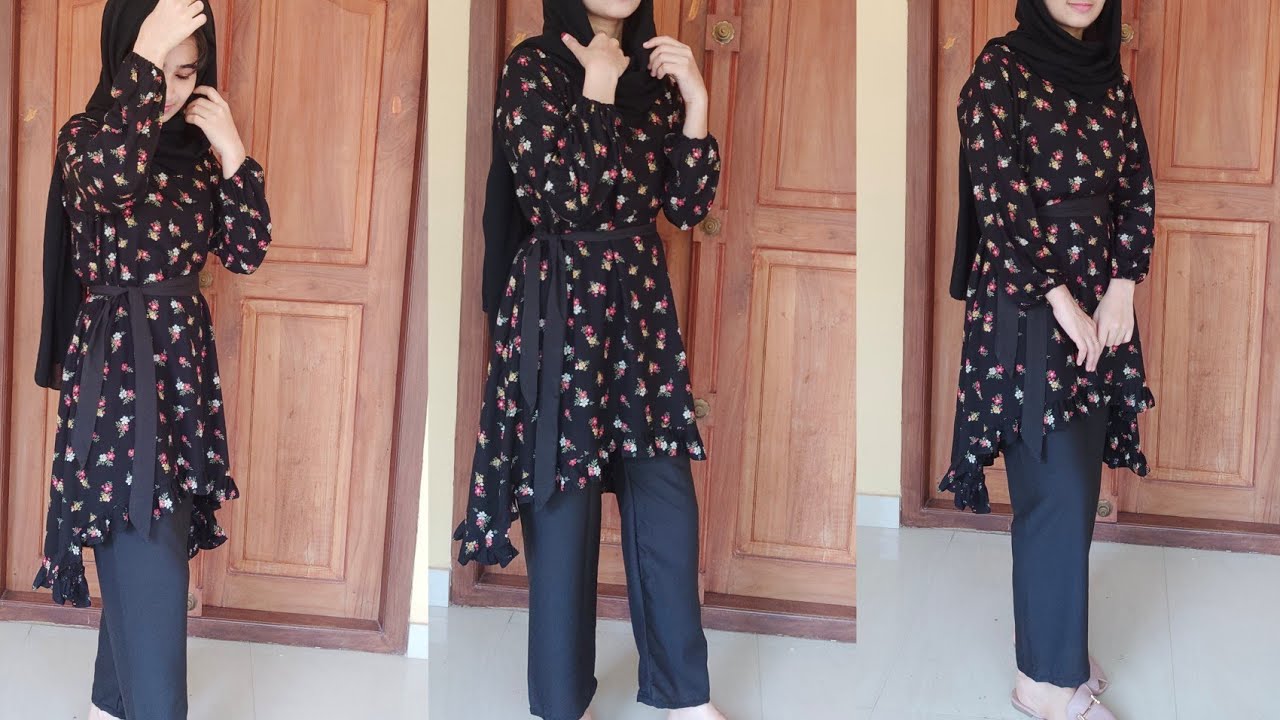 DIY : Designer dress with Palazzo pant/stylish Palazzo set full tutorial