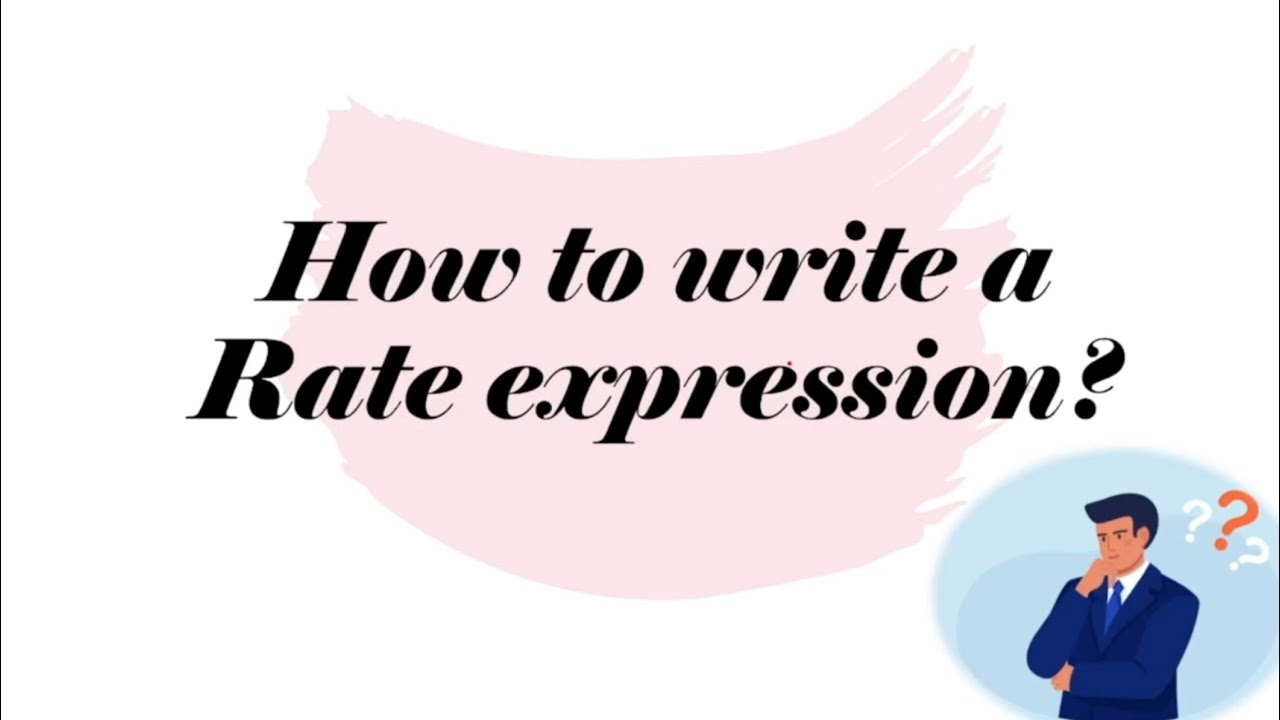 How to Write the Rate Expression | Class 12 |Chemical Kinetics | #neet #jee #jam 