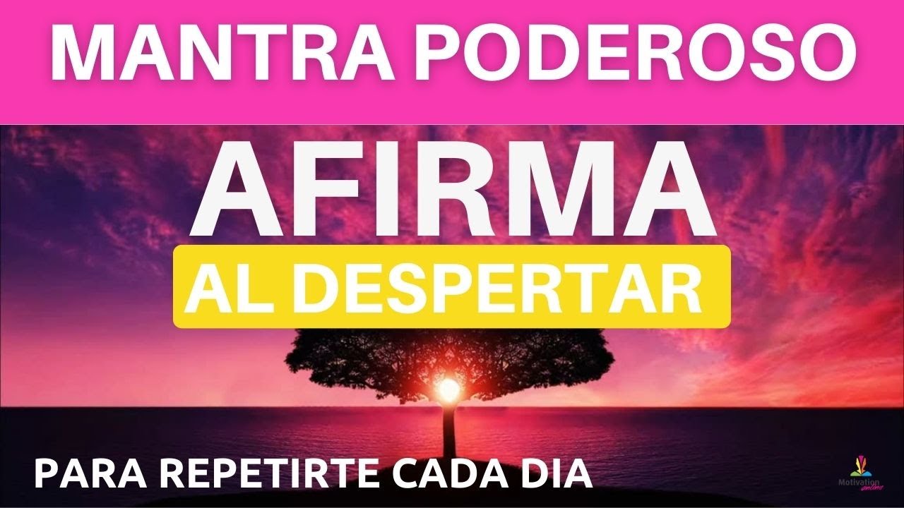 ✅ ¡PODEROSO! Para REPETIR durante 21 DIAS /  ☀️ DECRETOS de la MAÑANA para COMENZAR el DIA