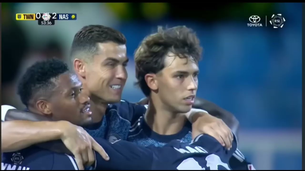 Ronaldo score , Felix bags a hat-trick on AJ nassr debut 🔥| Presented By Toyota 