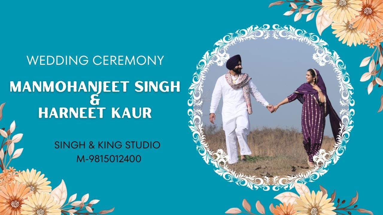 LIVE🔴YOU ARE WATCHING WEDDING CEREMONY ll MANMOHANJEET SINGH & HARNEET KAUR